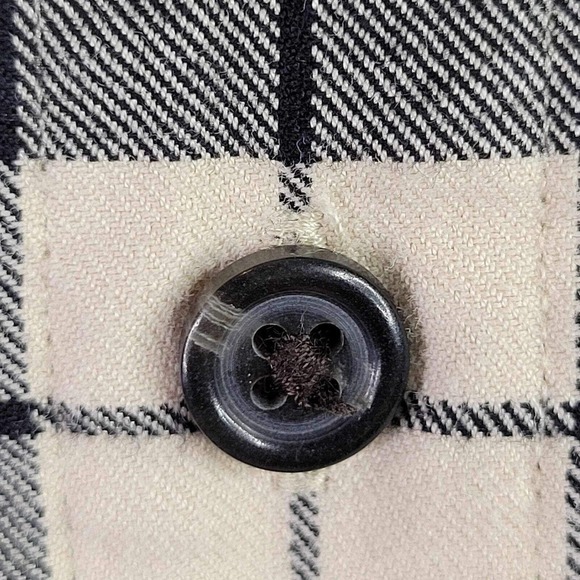 Polo Ralph Lauren Oxford Shirt Men's Large Black Cream Plaid LS Button Down - Picture 5 of 9